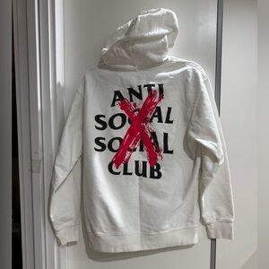 Anti Social Social Club White and Red Sweater